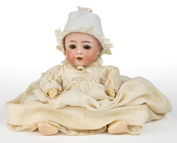 FRANZ SCHMIDT GERMAN BISQUE-HEAD CHARACTER BABY / INFANT DOLL