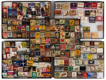 ASSORTED ADVERTISING MATCHBOOKS / MATCHCOVERS, UNCOUNTED LOT