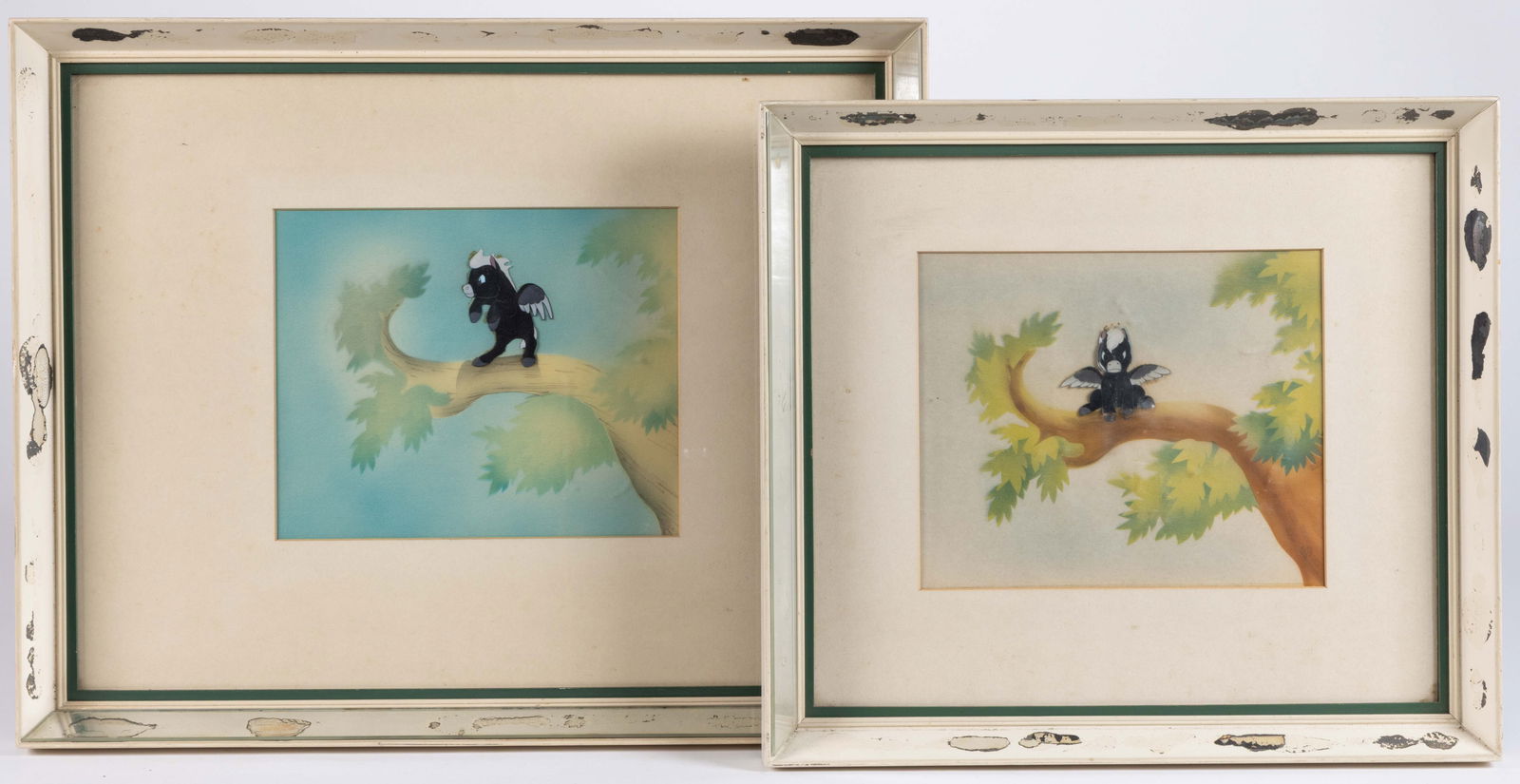 WALT DISNEY "FANTASIA" ORIGINAL ANIMATION CELLS, LOT OF TWO (1 of 6)