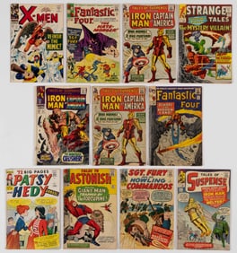 MARVEL SILVER AGE SUPERHERO COMIC BOOKS, LOT OF 11