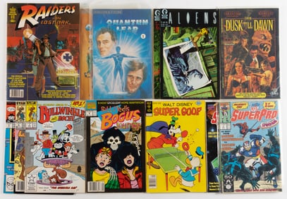 ASSORTED VINTAGE / MOSTLY 1990'S TV & FILM TIE-IN COMIC BOOKS, LOT OF 13