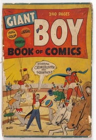 GIANT BOY #1 GOLDEN AGE HARDCOVER COMIC BOOK
