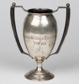 SPOKANE, WASHINGTON 1908 HORSE SHOW STERLING SILVER TROPHY