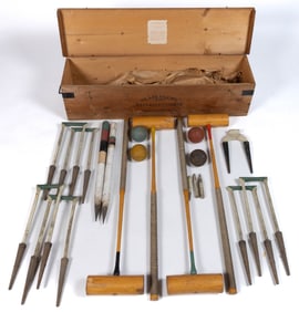 SLAZENGERS, ENGLAND STANDARD CROQUET SET