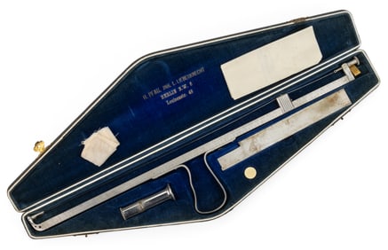GERMAN LIEBERKNECHT TENSION MEASURE CASED INSTRUMENT