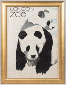 LONDON ZOO CHI-CHI AND AN-AN PANDA POSTER