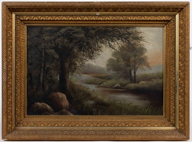AMERICAN SCHOOL (19TH CENTURY) LANDSCAPE PAINTING