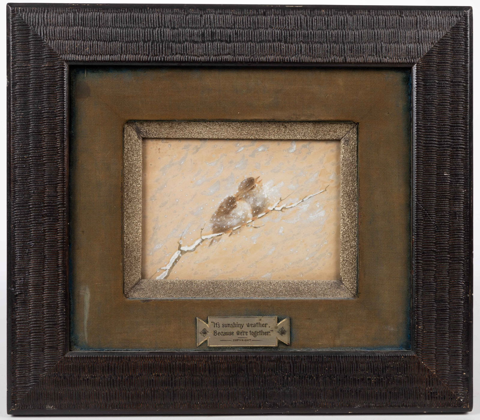 SCHOOL OF FIDELIA BRIDGES (NEW YORK / CONNECTICUT, 1834-1923) PAINTING OF BIRDS (1 of 4)