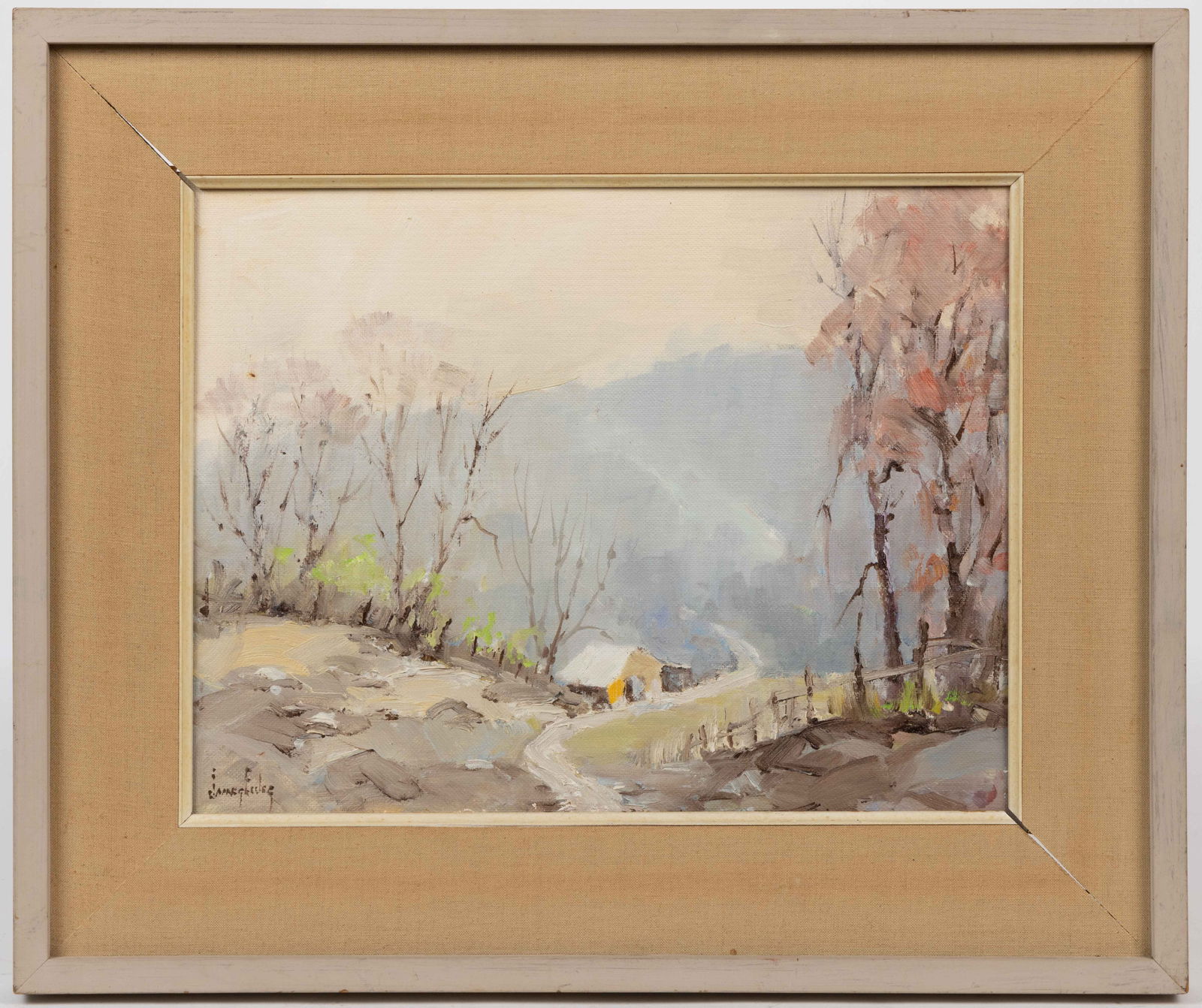 JAMES ECCLES (AMERICAN, 1885-1983) INDIANA LANDSCAPE PAINTING (1 of 3)