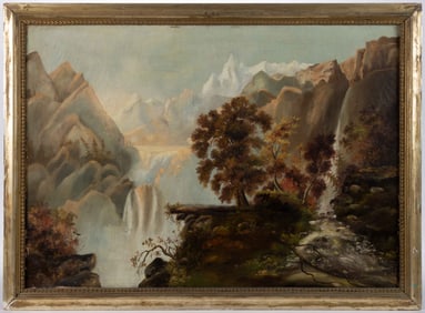AMERICAN SCHOOL (19TH CENTURY) LANDSCAPE PAINTING