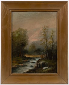 AMERICAN SCHOOL (LATE 19TH/FIRST QUARTER 20TH CENTURY) LANDSCAPE PAINTING