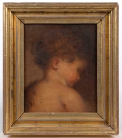 AMERICAN / EUROPEAN SCHOOL (19TH CENTURY) IMPRESSIONIST PORTRAIT OF A CHILD