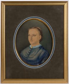 AMERICAN SCHOOL (19TH CENTURY) PORTRAIT OF A LADY