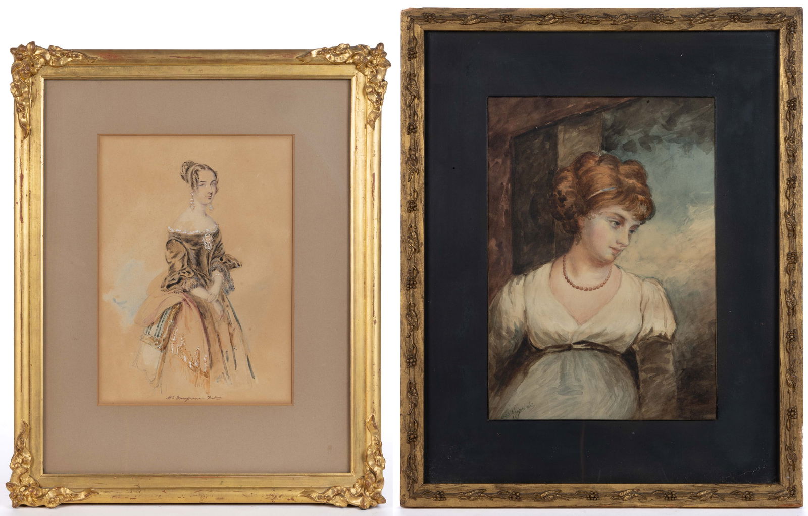 MARY ANN MUSGRAVE (SCOTTISH, 19TH CENTURY) PORTRAIT OF A LADY (1 of 11)