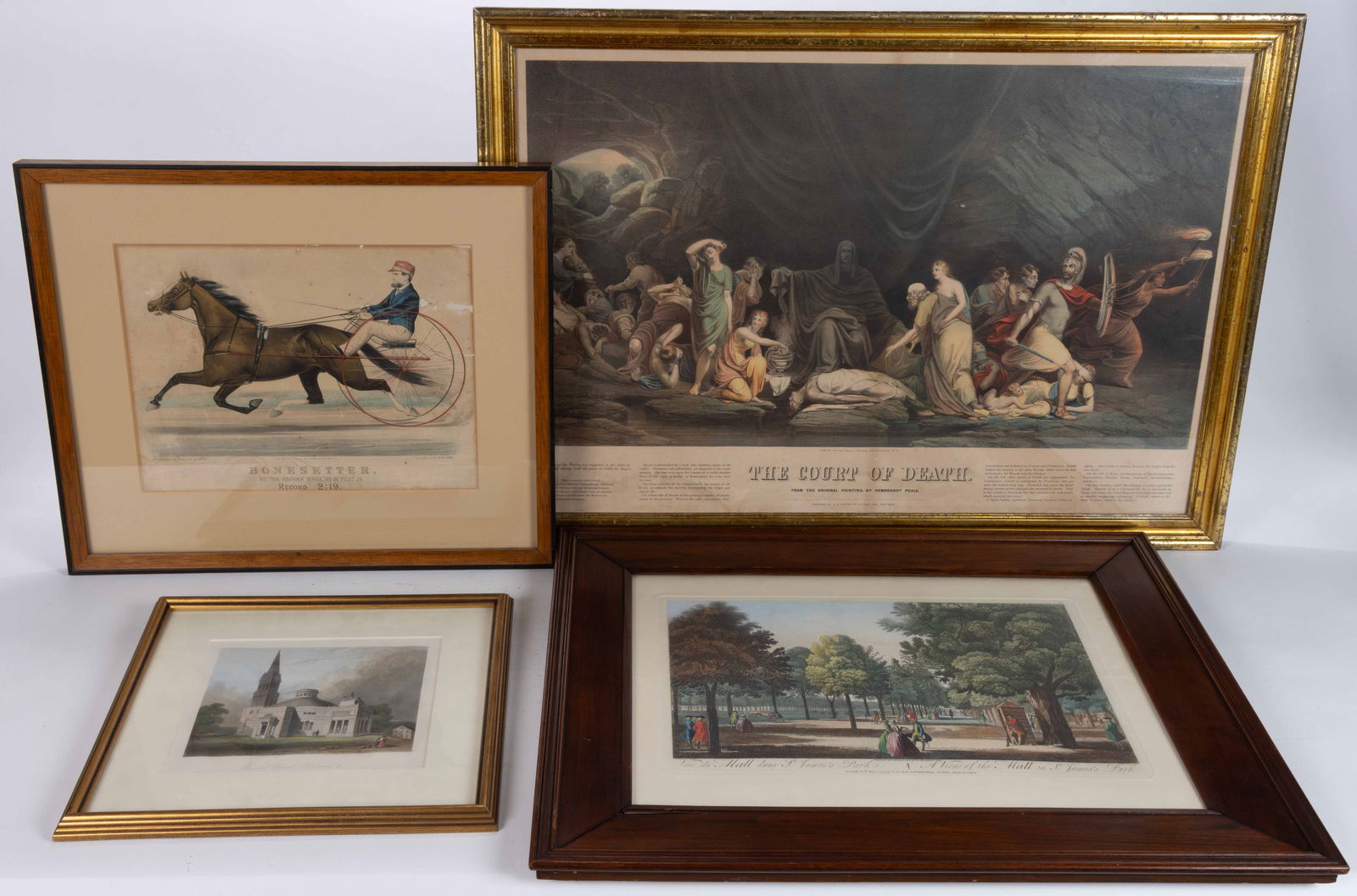 ASSORTED AMERICAN AND EUROPEAN ENGRAVINGS, LOT OF FOUR (1 of 6)