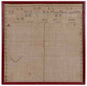 AMERICAN UNFINISHED NEEDLEWORK SAMPLER