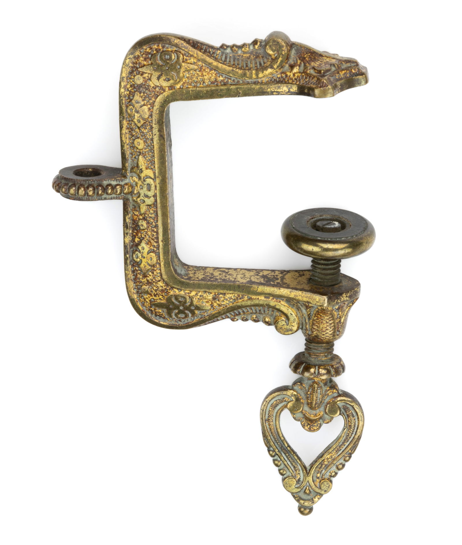VICTORIAN CAST-BRASS SEWING CLAMP (1 of 2)