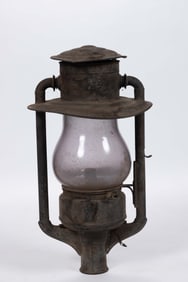 DIETZ & CO. SHEET-IRON "PIONEER" STREET / RAILROAD TUBULAR LANTERN