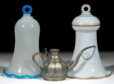 ASSORTED LAMP / LIGHTING ARTICLES, LOT OF THREE