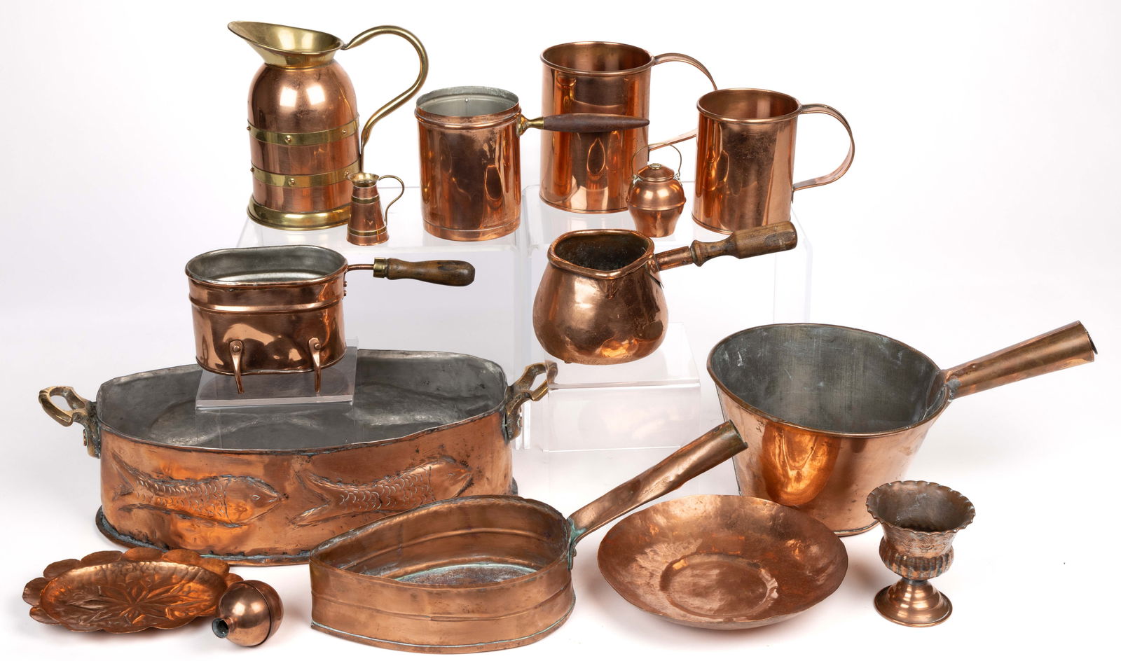 ASSORTED COPPER DOMESTIC ACCESSORIES, LOT OF 15 (1 of 1)