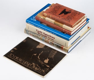 EARLY IRON AND TIN REFERENCE VOLUMES, LOT OF SEVEN