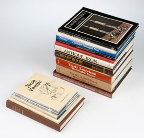 EARLY METALS AND LIGHTING REFERENCE VOLUMES, LOT OF 15