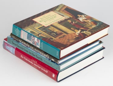 EUROPEAN ARCHITECTURAL INTERIORS REFERENCE VOLUMES, LOT OF FOUR