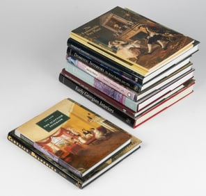ARCHITECTURAL INTERIORS REFERENCE VOLUMES, LOT OF TEN