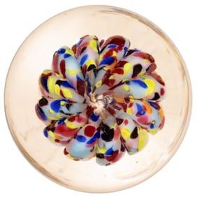 ANTIQUE SOUTH JERSEY UMBRELLA FOOTED PAPERWEIGHT