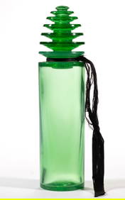 RENE LALIQUE "SANS ADIEU" ART GLASS PERFUME BOTTLE (1 of 2)