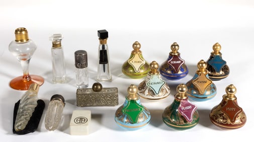 MINIATURE AND OTHER PERFUME / SCENT BOTTLES, LOT OF 16