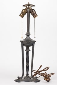 PAIRPOINT CORPORATION NO. D3070 SILVER-PLATED ELECTRIC TABLE LAMP BASE