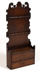 BRITISH REGIONAL OAK WALL SPOON RACK