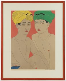 PAUL JACOULET (FRENCH, 1896-1960) "LES ENFANTS AUX YEUX JAUNES 'OHLOL EST CAROLINES'" JAPANESE