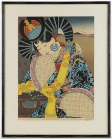 PAUL JACOULET (FRENCH, 1896-1960) "L'ETOILE DE COBI" JAPANESE WOODBLOCK PRINT