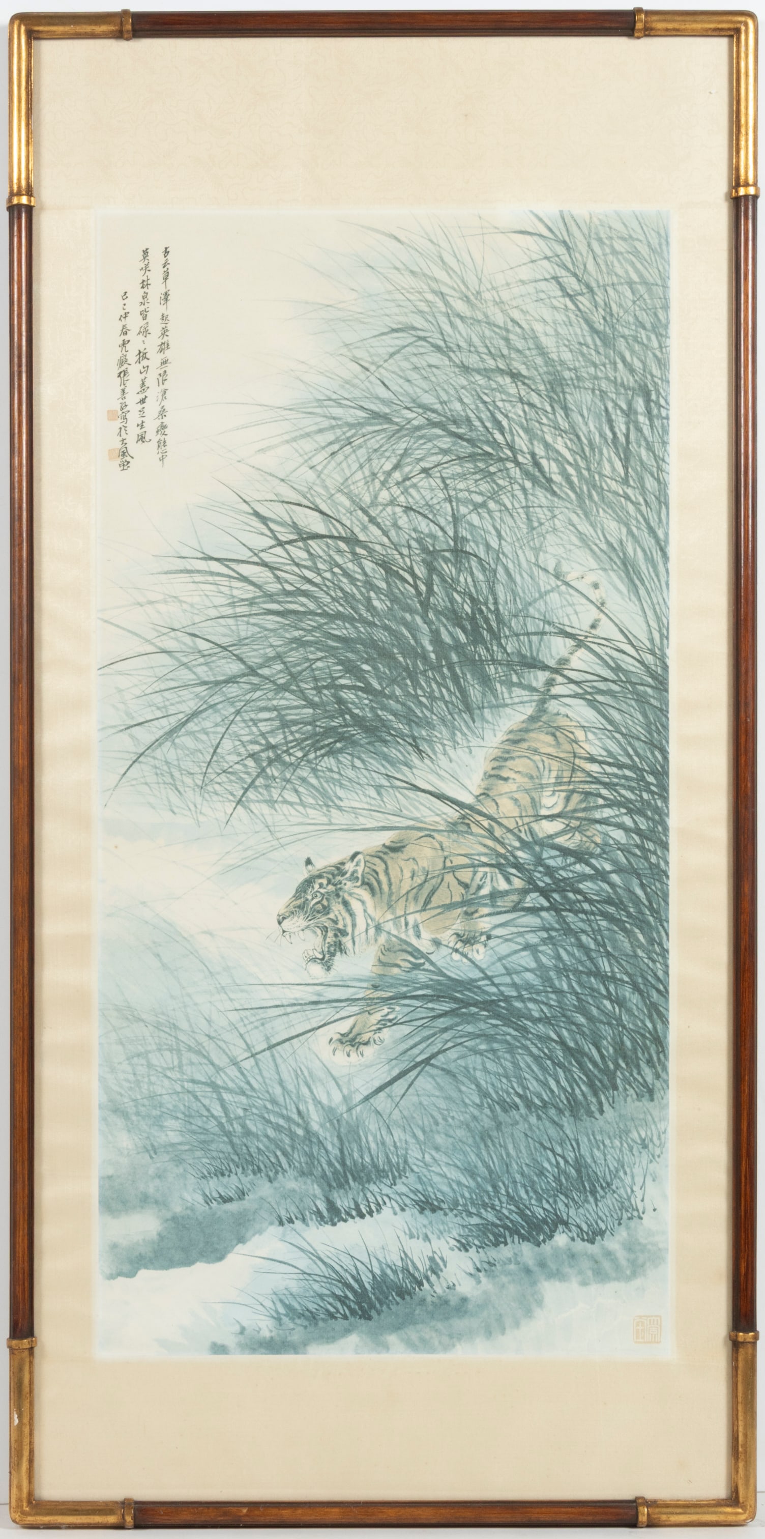 CHANG DAI-CHIEN (CHINESE, 1889-1983) TIGER PRINT (1 of 5)