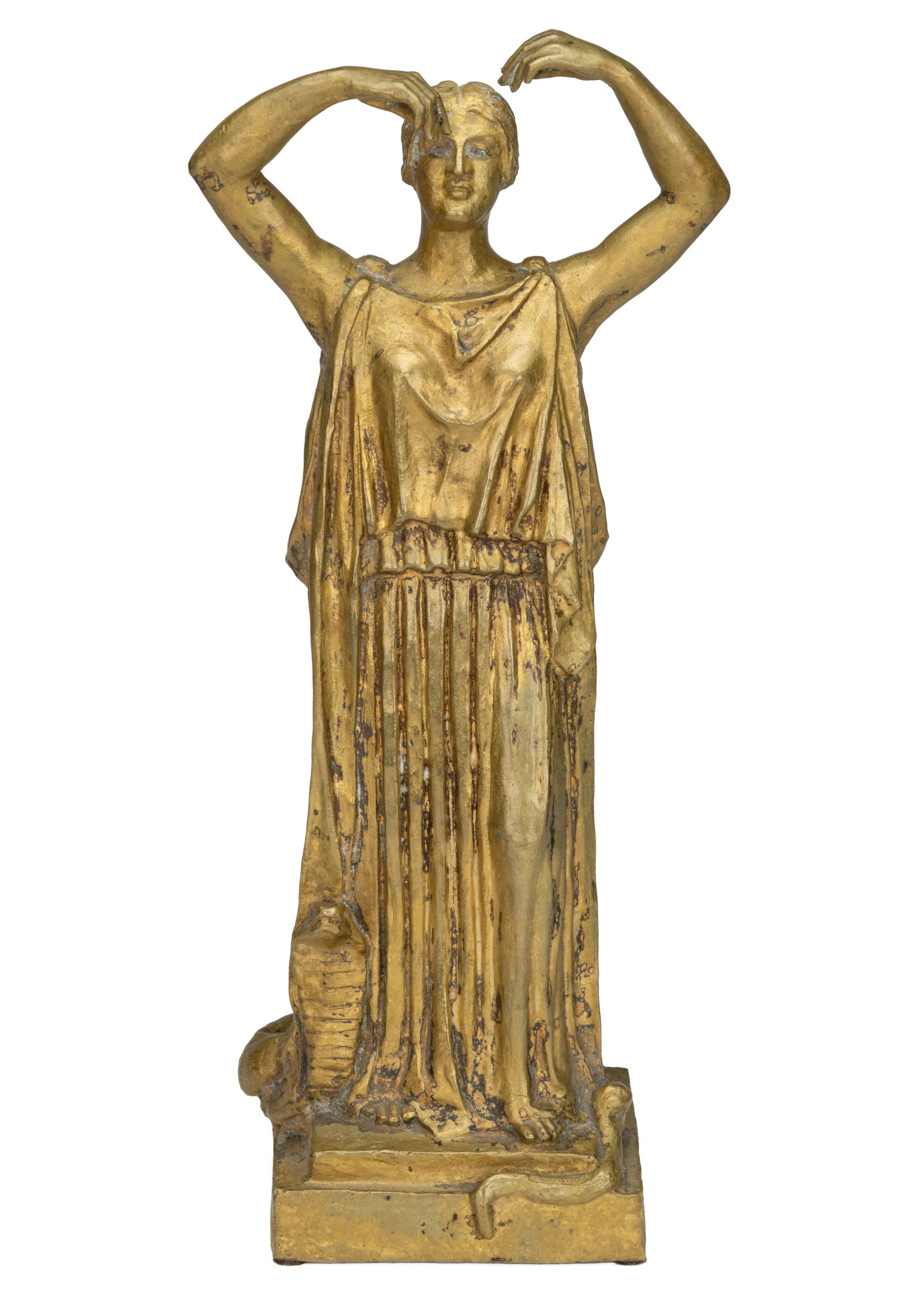 CONTINENTAL GRAND TOUR-STYLE CLASSICAL GREEK OR ROMAN-STYLE STATUE (1 of 3)