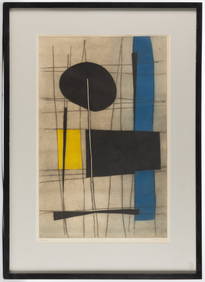 WILLIAM PAUL MALTBY SYKES (MISSISSIPPI / ALABAMA, 1911-1992) "TRELLIS" PRINT (1 of 4)