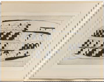 WILLIAM PAUL MALTBY SYKES (MISSISSIPPI / ALABAMA, 1911-1992) "COLOSSEUM" PRINT (1 of 3)