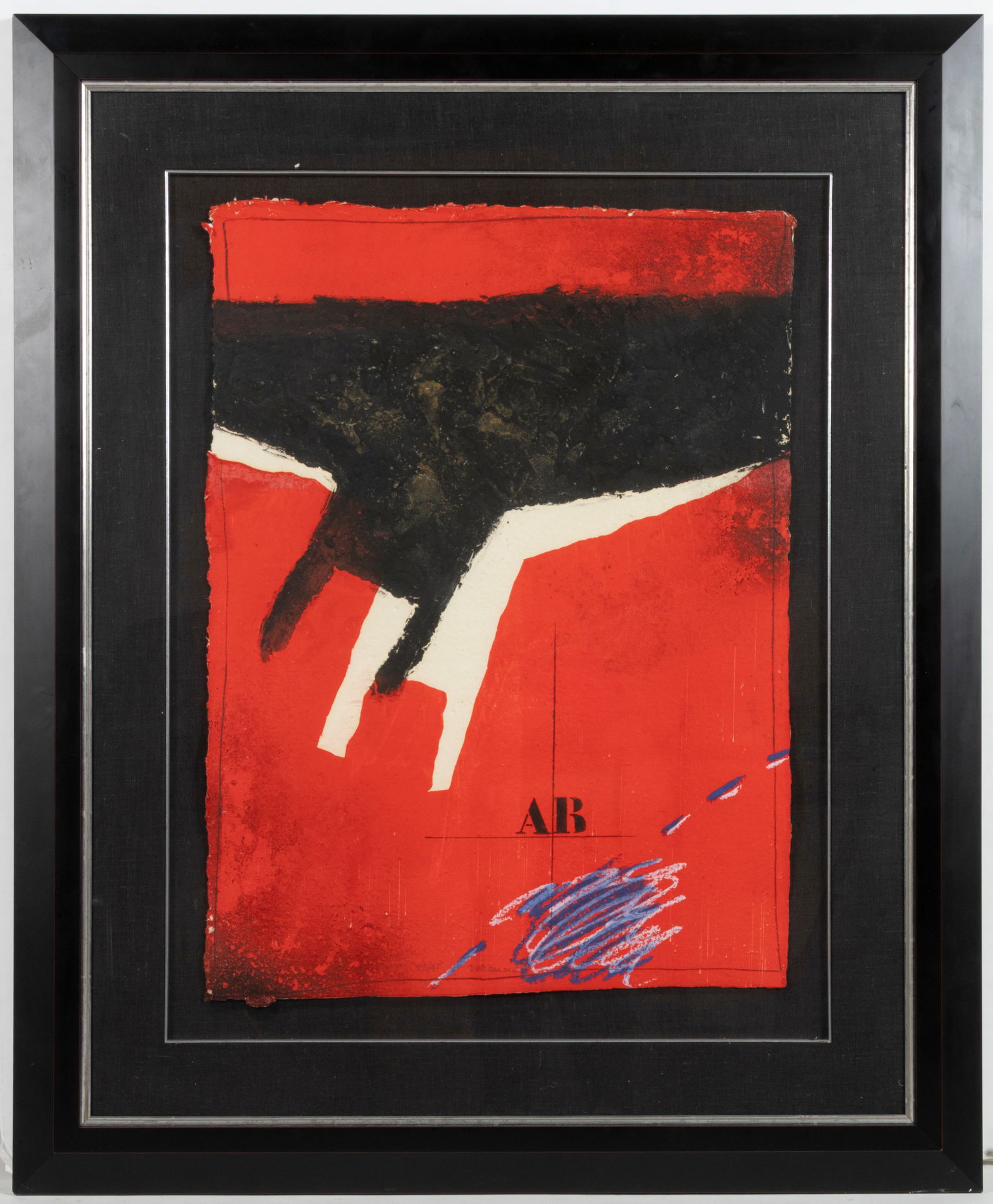 JAMES COIGNARD (FRENCH, 1925-2008) "CHUTE SUR ROUGE" PRINT (1 of 4)