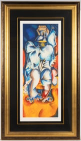 ALEJANDRA NECHITA (ROMANIAN, B.1985) ABSTRACT LITHOGRAPH