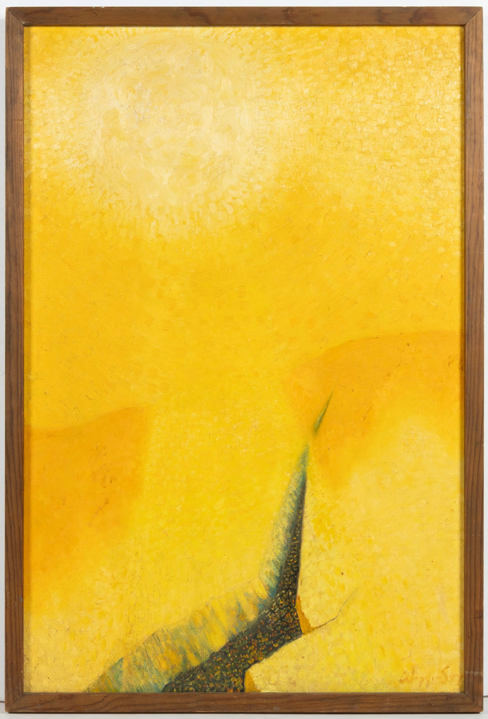 BILL WIGGINS (ROSWELL, NEW MEXICO, ACTIVE 20TH CENTURY) LARGE SCALE ABSTRACT PAINTING (1 of 4)