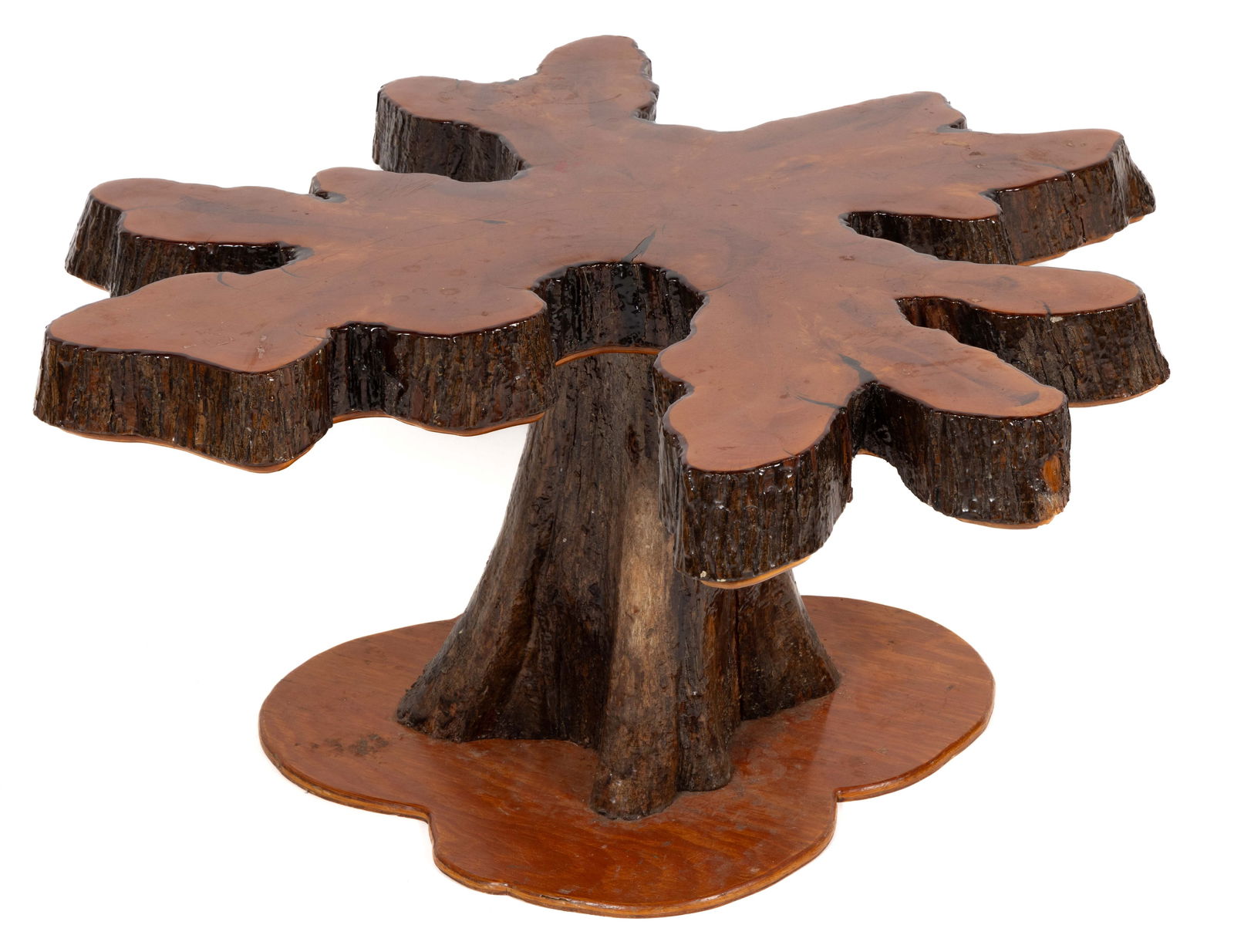 MID-CENTURY MODERN CYPRESS ROOT COFFEE / LOW TABLE (1 of 3)