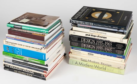 MODERN DESIGN AND DECORATIVE ARTS REFERENCE VOLUMES, LOT OF 29