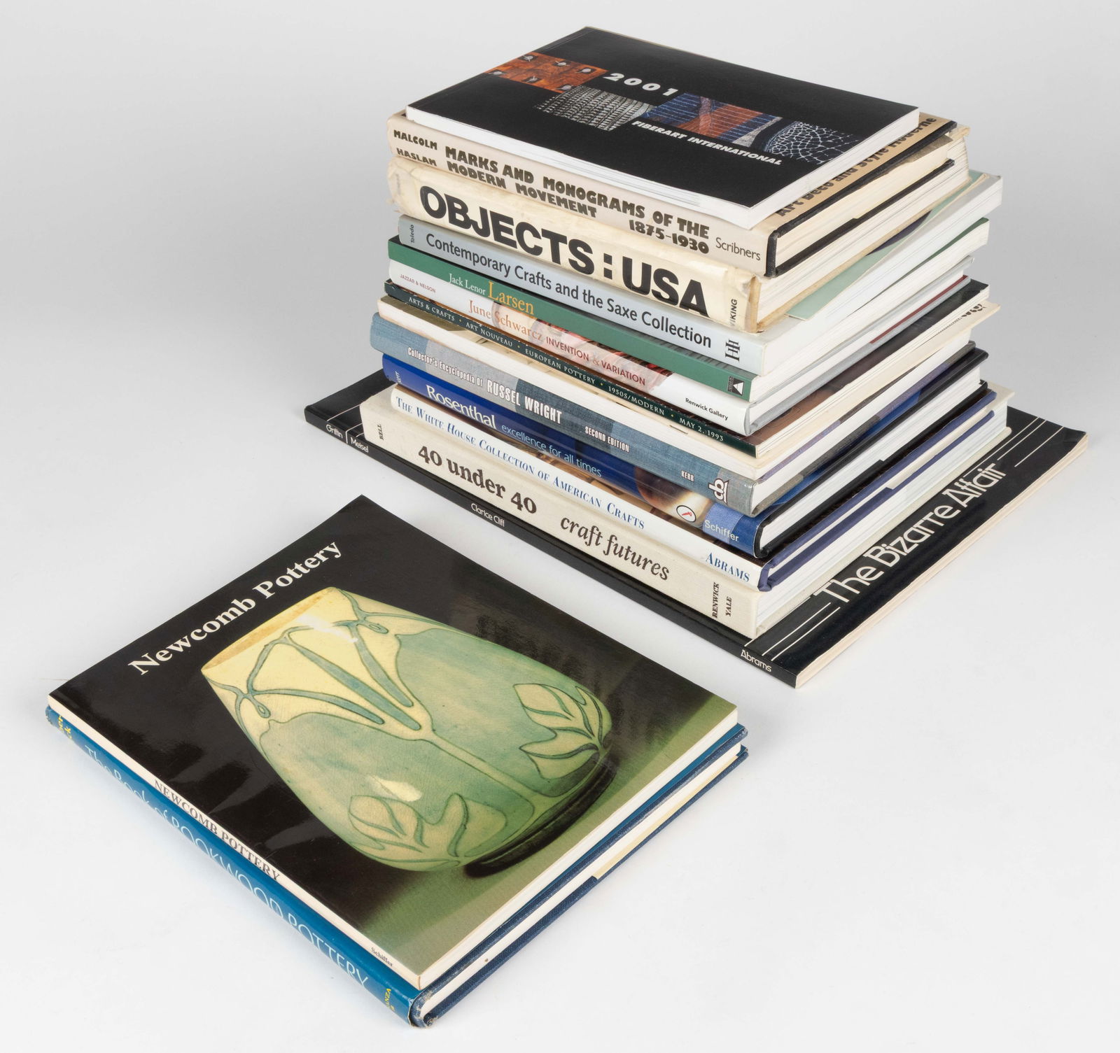 CONTEMPORARY CRAFTS AND CERAMICS REFERENCE VOLUMES, LOT OF 19 (1 of 1)