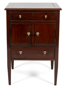ENGLISH REGENCY MAHOGANY LADIES DRESSING TABLE