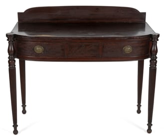 POTTHAST BROTHERS (BALTIMORE, MARYLAND) SHERATON-STYLE MAHOGANY SERVER