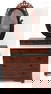 AMERICAN VICTORIAN MAHOGANY-VENEERED MARBLE-TOPPED DRESSER