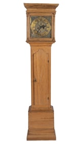 ENGLISH GEORGIAN OAK TALL-CASE CLOCK