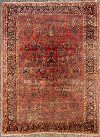 ANTIQUE PERSIAN SAROUK ROOM-SIZE CARPET
